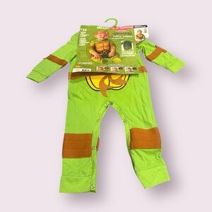 NWT Baby Nickelodeon Teenage Mutant Ninja Turtles Michelangelo Costume